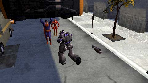 Justice League Heroes screenshot 3 for PSP